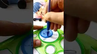 Spirograph design easy || #shorts