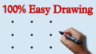 How to draw a kite from dot dot || kite drawing