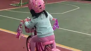 Nara&rsquo;s New Bike #PlayingisFun #PlayingisLearning #Playingkid #kidsbike #safebikeforkids