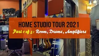 Home Studio Tour Part 1: Room, Drums, Amplifiers (1 of 5)