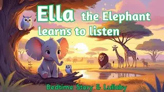 Bedtime Story with Soft Lullaby for Kids | Ella the Elephant Learns to Listen
