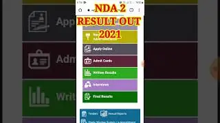 Nda 2 Result out 2021| Nda Result 2021 Out by study with sk pilot