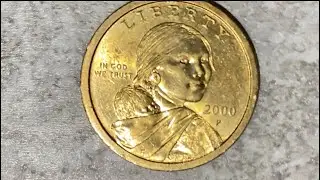 2000 P Sacagawea golden 1 dollar coin USA #coin #collection #usa