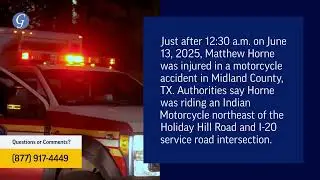 Matthew Horne Injured in Motorcycle Accident in Midland, TX
