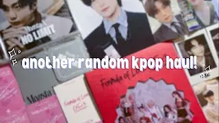 ✰ december kpop haul ✰ nct merch, twice, monsta x + more!