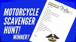 Motorcycle Scavenger Hunt.