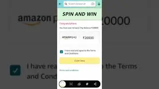 🤩🤩💯Today I got  20,000 Pay balance from Amazon quiz lucky winner 🏆 Proof attached