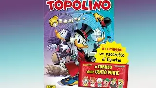 Topolino 3371 con 10 figurine per Album Torneo delle 100 porte