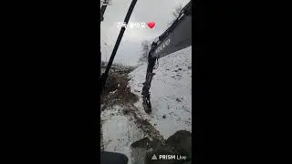 행복 포크레인  라이브 방송 굴삭기 굴착기 excavator operate