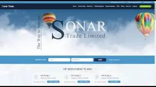 Sonar Trade &mdash; sonartrade.biz достойный фаст с достойным рефбеком от Newhyip&rsquo;a до 18% от вклада!