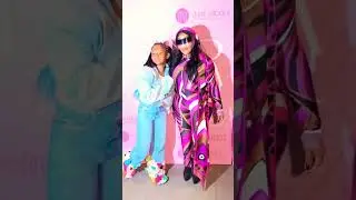 Lil&rsquo; Kim with her Daughter Royal Reign being honored at Pow(H)er Awards Ceremony