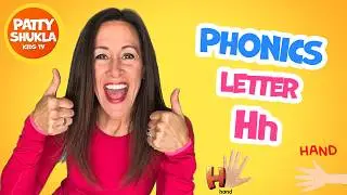 Alphabet Phonics Signing for Babies ASL | Letter H | Patty Shukla | Learn to Read | Nursery Rhyme
