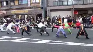 岐阜県　瑞浪市　バサラカーニバル　本祭　東方ＪＯＪＯ夢　ラジオ体操第１