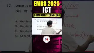 EMRS 2025 Tier-1 ICT | Computer | Full form of GUI ? EMRS TGT PGT 2025 #shorts
