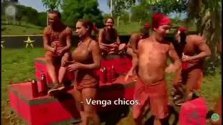 MOMENTO GRACIOSO DEL TRAVIESO Y ANA LAGO EN EXATLON
