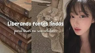 ⋆˙⟡ Liberando fontes para usar no seu celular