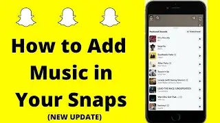 How To Add Background Song In Snapchat || Snapchat Music Option Not Showing || 2021