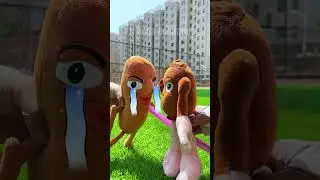 🤼Italian brainrot animals Tug of war  #Plush #brainrot #tungsahur  #Annaanimation