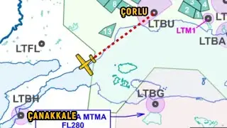 ÇORLU - ÇANAKKALE VFR UÇUŞU | SOLO FLIGHT