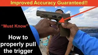How to shoot a pistol more accurately in 10 minutes or less | Dry Fire Drill #shooting #guns