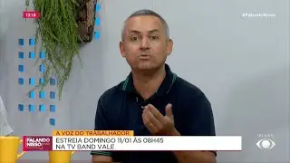 'A Voz do Trabalhar' estreia domingo (11) &agrave;s 08h45 na TV Band Vale