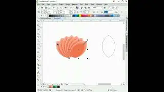 How to make flower in corel draw