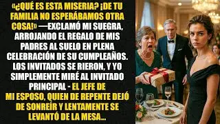 «¿Qué es esta miseria? ¡De tu familia no esperábamos otra cosa!» — exclamó mi suegra...