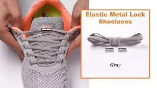 Elastic Metal Lock Shoelaces Video