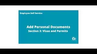 ESS Managing Personal Info Add and Update Documents