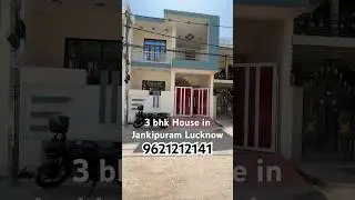 3 bhk house 75 Lac House in Jankipuram Lucknow Ready to move