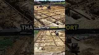 Why we make trenches for foundation work🚧#concrete  #commercialconcrete #forming  #fyp #foundation