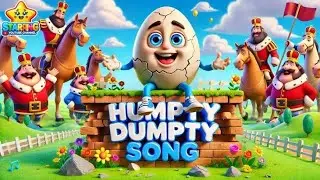 Humpty Dumpty Sat on a Wall 🥚 | Animated Nursery Rhyme for Children