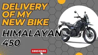 FINALLY HIMALAYAN 450 DELIVERED | Slate Poppy Blue Colour| PDI DETAILS