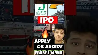 Should You Apply In Jayesh Logistics SME IPO ? #shorts #ytshorts #jayeshlogisticssmeiporeview #IPO