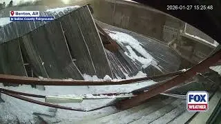 MUST SEE: Arkansas Rodeo Roof Collapses Under The Crushing Weight Of Ice And Snow