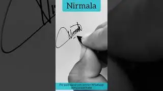 N Signature Style | Style Of My Name N #shorts #short
