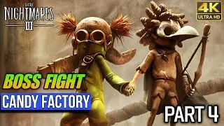 Little Nightmares 3 &ndash; CANDY FACTORY Boss Fight 🍭 | Part 4 | 4K 60FPS PC Gameplay (No Commentary)