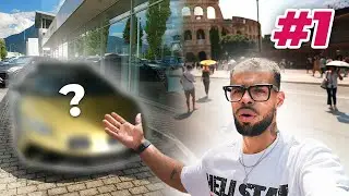 Zeldzame supercar & bijna bestolen van camera in Rome!
