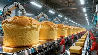 Inside a Factory: From Wheat Grain to Sponge Cake &mdash; The Complete Production Line (Full Process)