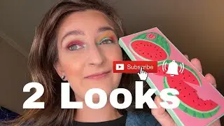 I Heart Revolution Watermelon palette 2 looks