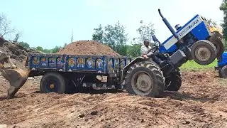 swaraj tractor stunts | tractor unbalancing videos | tractor videos