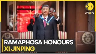 BRICS Summit 2023 LIVE: Ramaphosa honours China's Xi Jinping with South Africa's highest honour