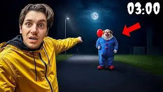 UCIEKAM PRZED GRUBYM KLAUNEM O 03:00! *Straszne Klauny* 