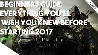 Elder Scrolls  Online Beginners Guide- Everything You'll Wish You Knew Before Starting 2017!