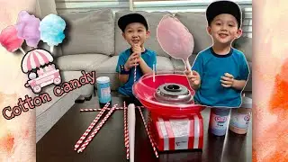 Learning to make COTTON CANDY at home.