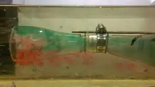 Low Speed Water Tunnel Flow Visualization in CD Nozzle