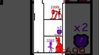 Huggy Wuggy Save GIRL Level 73  Stick Hero Tower Defense