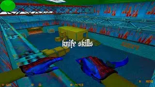 KNIVES IN CS 1.6 FOR 3 MINUTES STRAIGHT | НОЖИ В CS 1.6