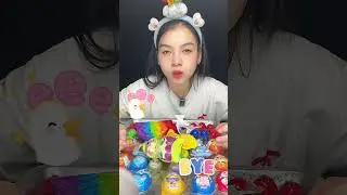 Sweet candy snacks p665 #mukbang #canddy