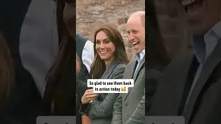 Radiant smiles of prince William and princess Kate #shorts #princewilliam #katemiddleton #smile
